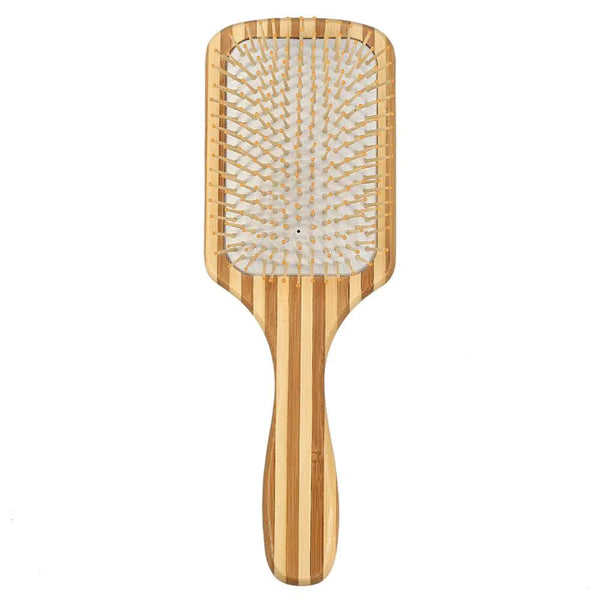 Antistatic Makeup Comb with Bamboo Massage Brush