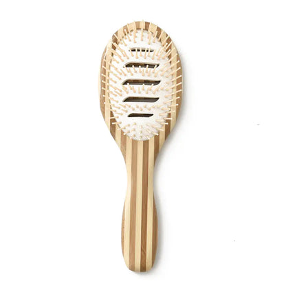 Antistatic Makeup Comb with Bamboo Massage Brush