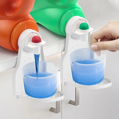 No-Spill Laundry Detergent Tray – Besuerte Foldable Cup Holder & Drip Catcher for a Mess-Free Laundry Room