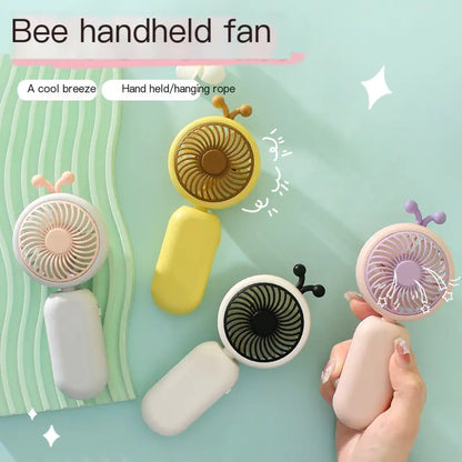 2024 USB Mini Cartoon Handheld Desktop Fan