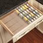 Spice Drawer Organizer for Kitchen - 4 - Tier Large Capacity Rack